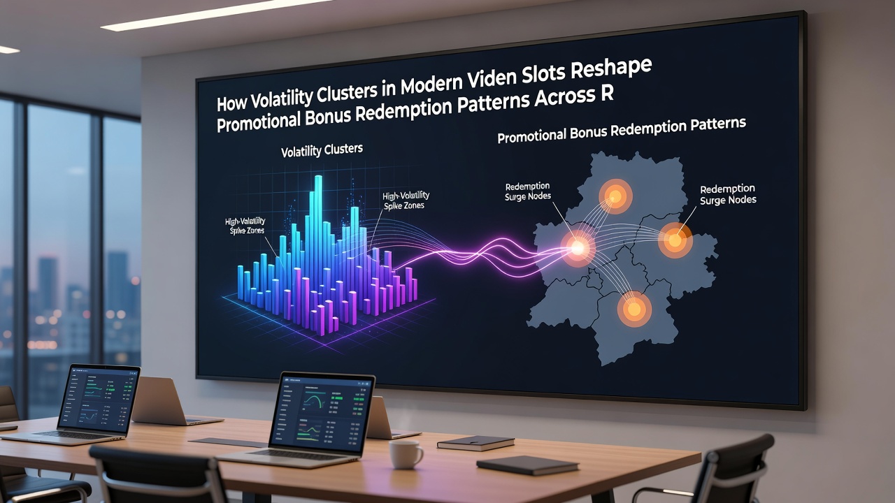 Regional market data charts showing bonus redemption shifts linked to slot volatility patterns